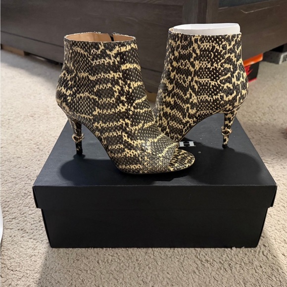 Coach Snakeskin Ankle Boots - Picture 1 of 5